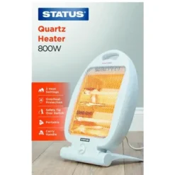 Status 800w Quartz Heater – White