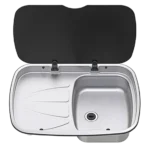 Thetford Argent Sink With Left Hand Drainer