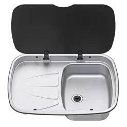 Thetford Argent Sink With Left Hand Drainer