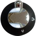 Thetford Hob-Grill Knob Black & Chrome (50 Pack)