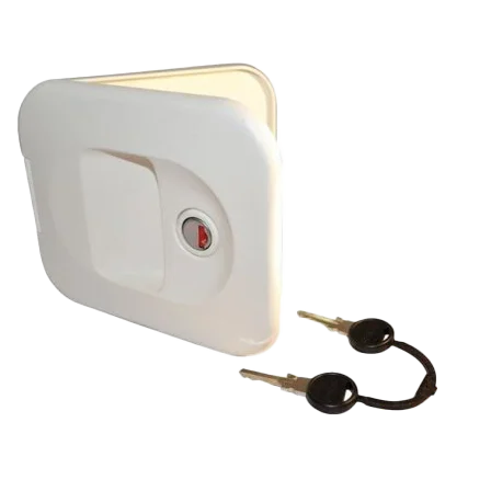 Thetford SC200 White Waterfill Door With Zadi Lock