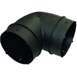 Truma Black Elbow BG for Air Ducts 65/72 mm