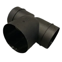 Truma Reducing T-Piece 80 to 72/65 mm – Black