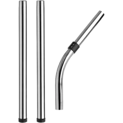 Universal Chromed Steel Friction-Fitting Bent End & Extension Rod Tube Kit (32mm)