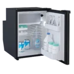Vitrifrigo 51L Black Chrome Air Lock Fridge 12/24v Integral