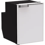 Vitrifrigo 51L Grey Chrome Air Lock Fridge 12/24v Integral