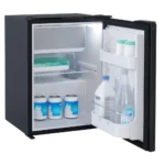 VitriFrigo C39i 39L Black Fridge 12/24v Chrome lock