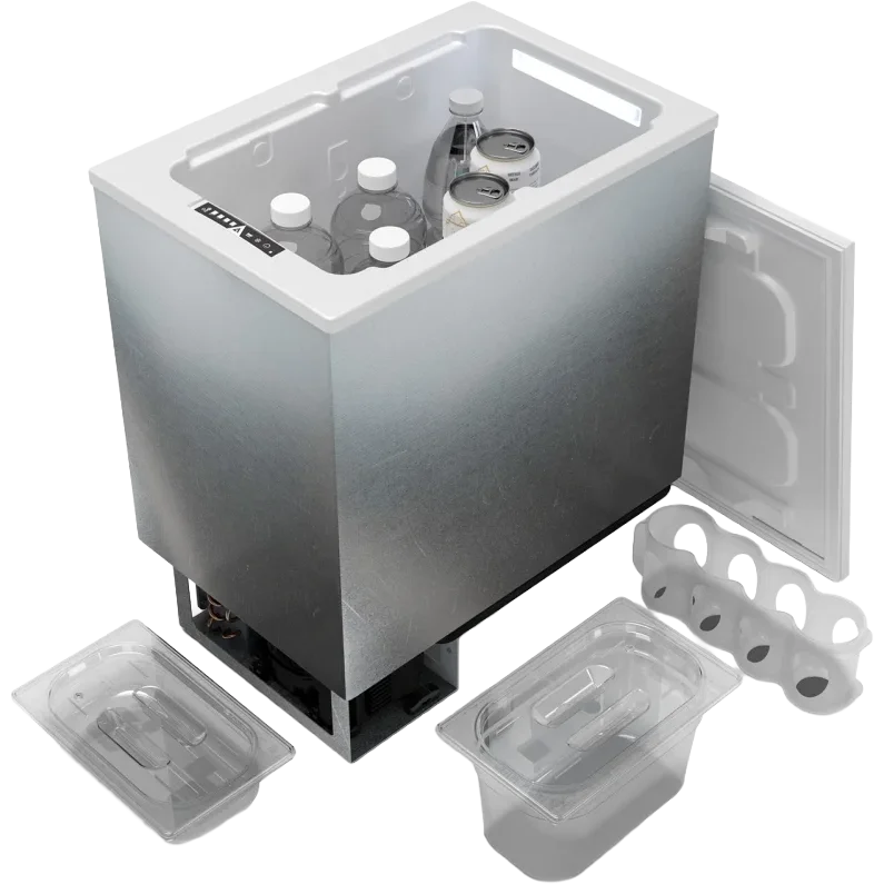 Vitrifrigo TL43 40L Top Loading Fridge/Freezer – view 2