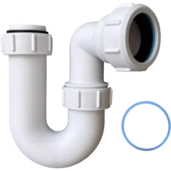Viva 32mm Swivel P Trap 1¼” Basin Trap 75mm Seal WTP3276