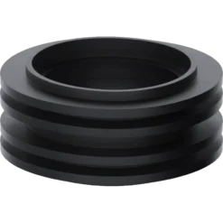 VIVA Black Rubber Flush Pipe Washer Inlet Pan Connector for Toilet Cistern – Low Level Flush Cone Seal