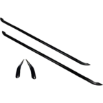 VW Transporter T6 LWB Sport Side Bars – Black