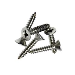 W4 1″ No 10 Countersunk Self-Tapping Screws (5 Pack)