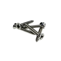 W4 1″ No. 6 Countersunk Self-Tapping Stainless Steel Screws