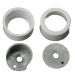 W4 16mm Wardrobe Rail Support End (2 pack)