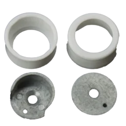 W4 16mm Wardrobe Rail Support End (2 pack)