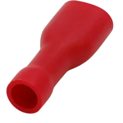 W4 6.35mm Push-On Terminal Female – Red (3 pack)