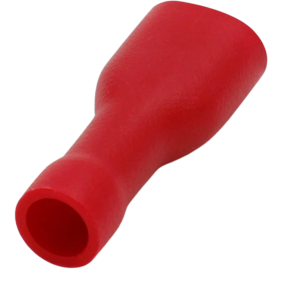 W4 6.35mm Push-On Terminal Female – Red (3 pack)
