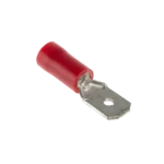 W4 6.35mm Push-On Terminal Male – Red (3 pack)
