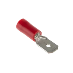 W4 6.35mm Push-On Terminal Male – Red (3 pack)