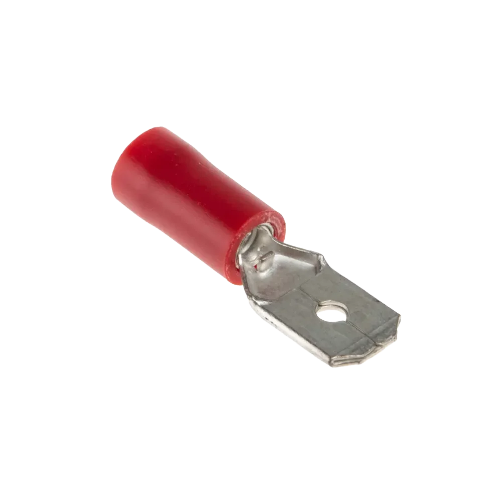W4 6.35mm Push-On Terminal Male – Red (3 pack)