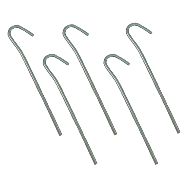 W4 7″ Steel Tent Pegs (5 pack)