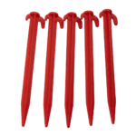 W4 8″ (200mm) Plastic Tent Peg (5 pack)