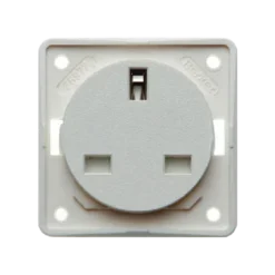 W4 Berker 3-Pin 13A Socket – White