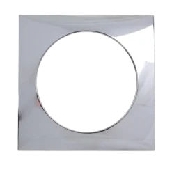 W4 Berker Flow Single Frame – Gloss Chrome