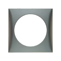 W4 Berker Flow Single Frame – Matt Chrome