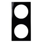 W4 Berker Pure Double Frame – Gloss Black