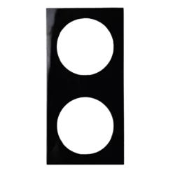 W4 Berker Pure Double Frame – Gloss Black