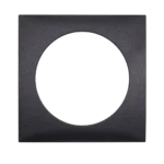 W4 Berker Pure Single Frame – Gloss Black