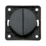 W4 Berker Twin Rocker Switch – Anthracite