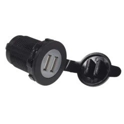 W4 Double USB Charging Point – Anthracite