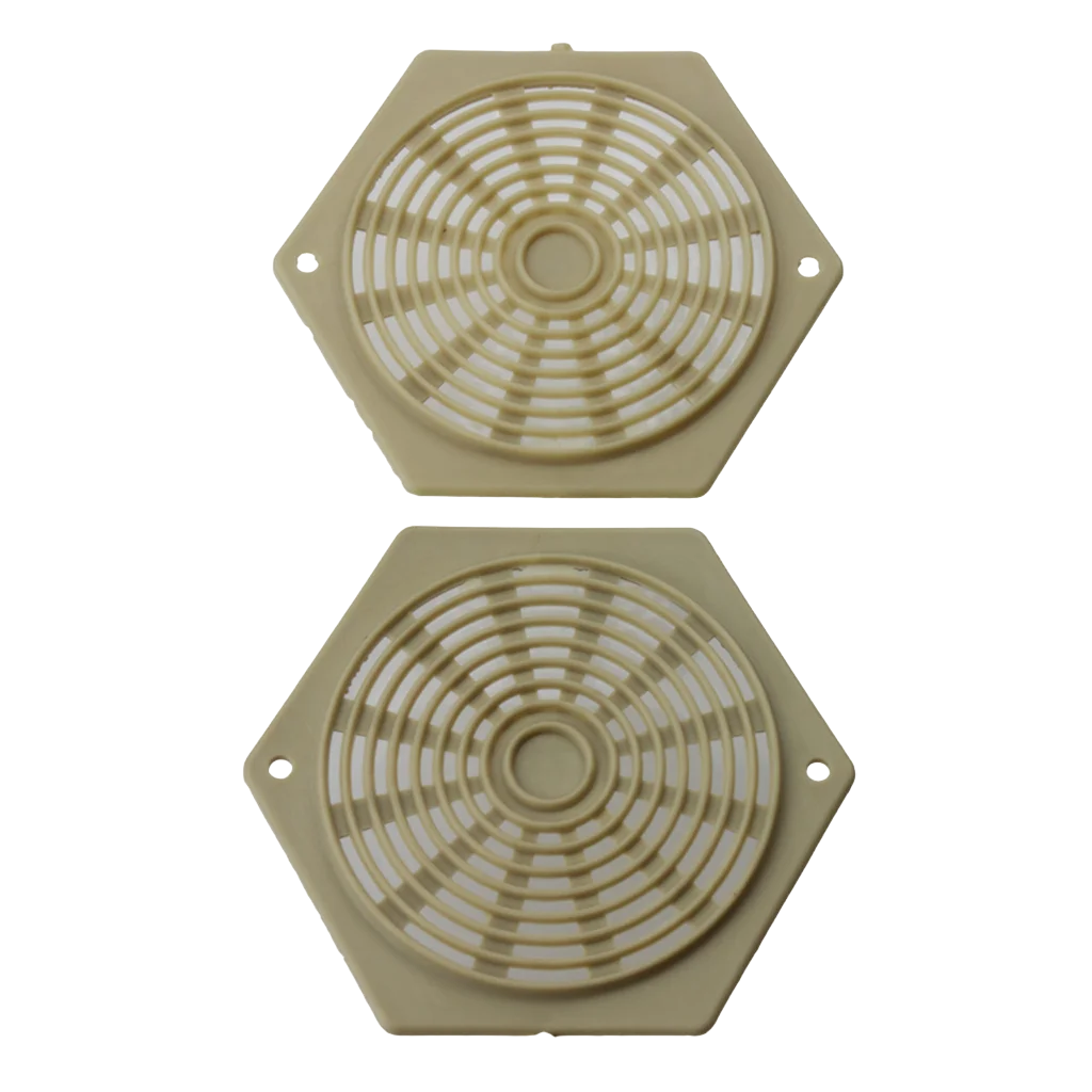 W4 Hexagonal Vent – Beige (2 pack)