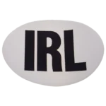 W4 Large Oval IRL Sticker