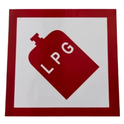 W4 LPG Sticker