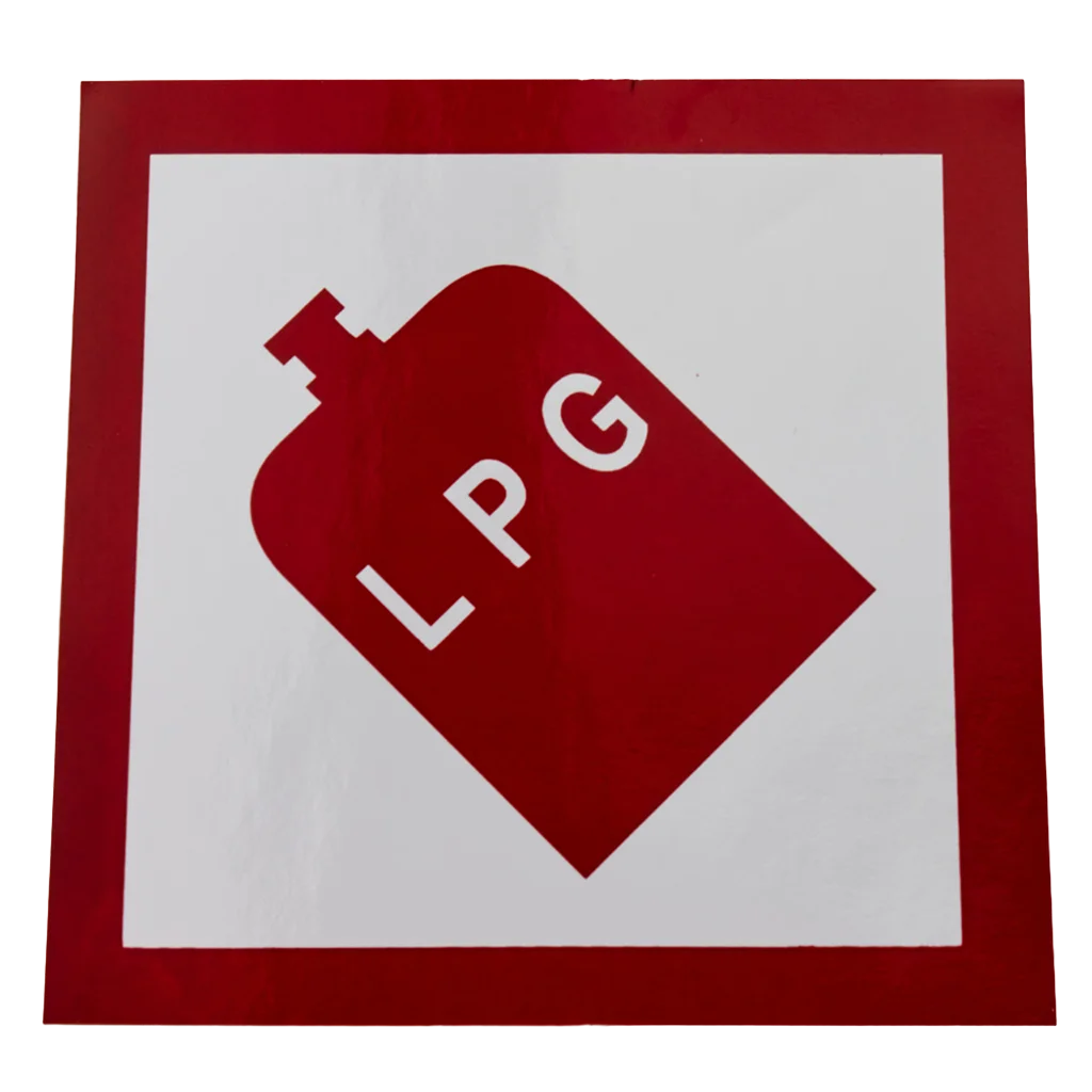 W4 LPG Sticker