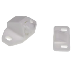 W4 Nylon Roller Catch – White