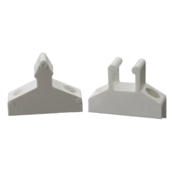 W4 Plastic Door Retainer – White