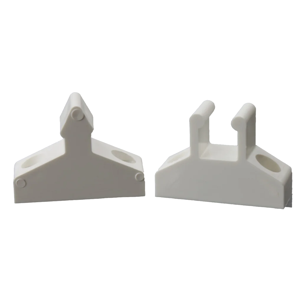 W4 Plastic Door Retainer – White