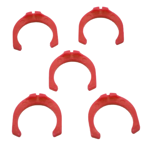 W4 Red Collet Clip (5 Pack)