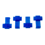 W4 Self Stripping Cable Connector – Blue (4 pack)