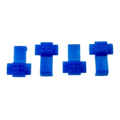 W4 Self Stripping Cable Connector – Blue (4 pack)