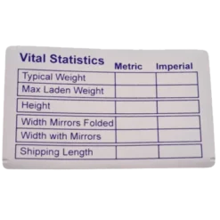 W4 Vital Statistics Sticker