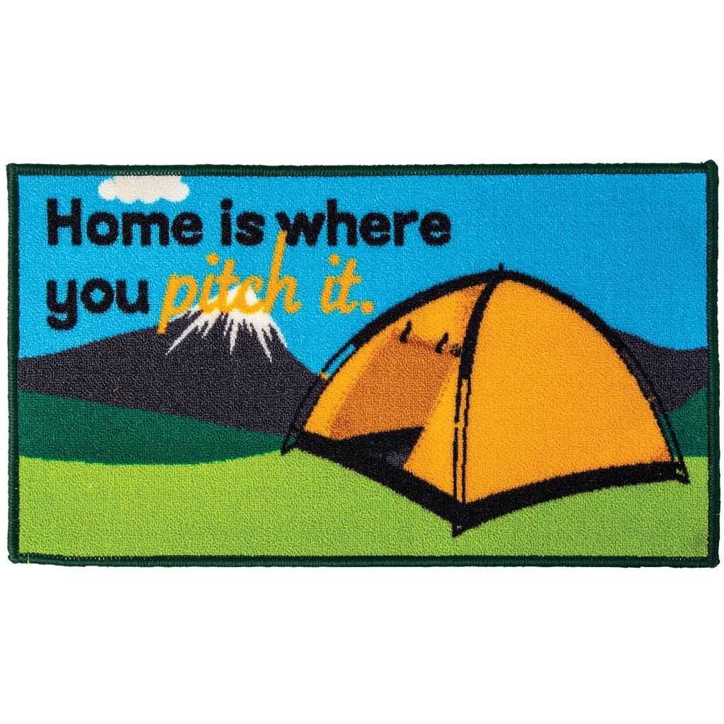 Washable home is where you pitch it (tent) mat – view 2