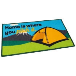 Washable home is where you pitch it (tent) mat