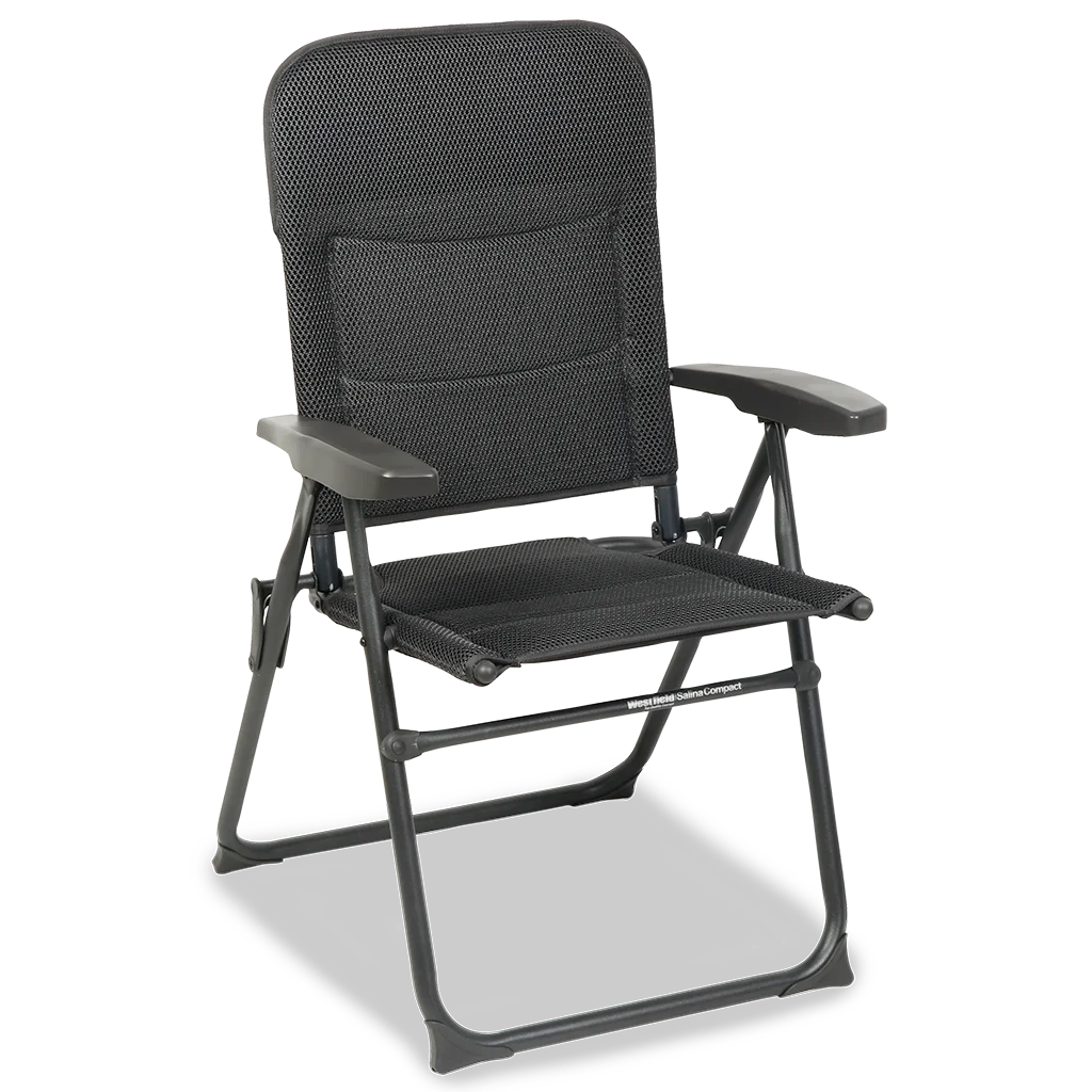Westfield Salina Low Back Compact Folding Chair – Anthracite Grey – view 2