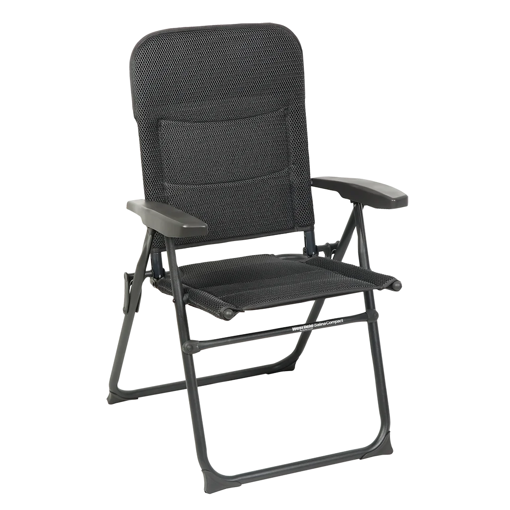 Westfield Salina Low Back Compact Folding Chair – Anthracite Grey – view 3