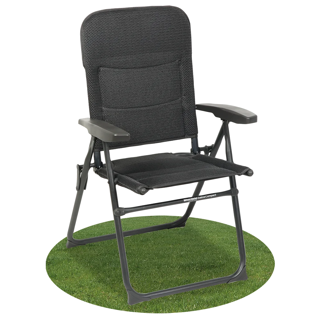 Westfield Salina Low Back Compact Folding Chair – Anthracite Grey
